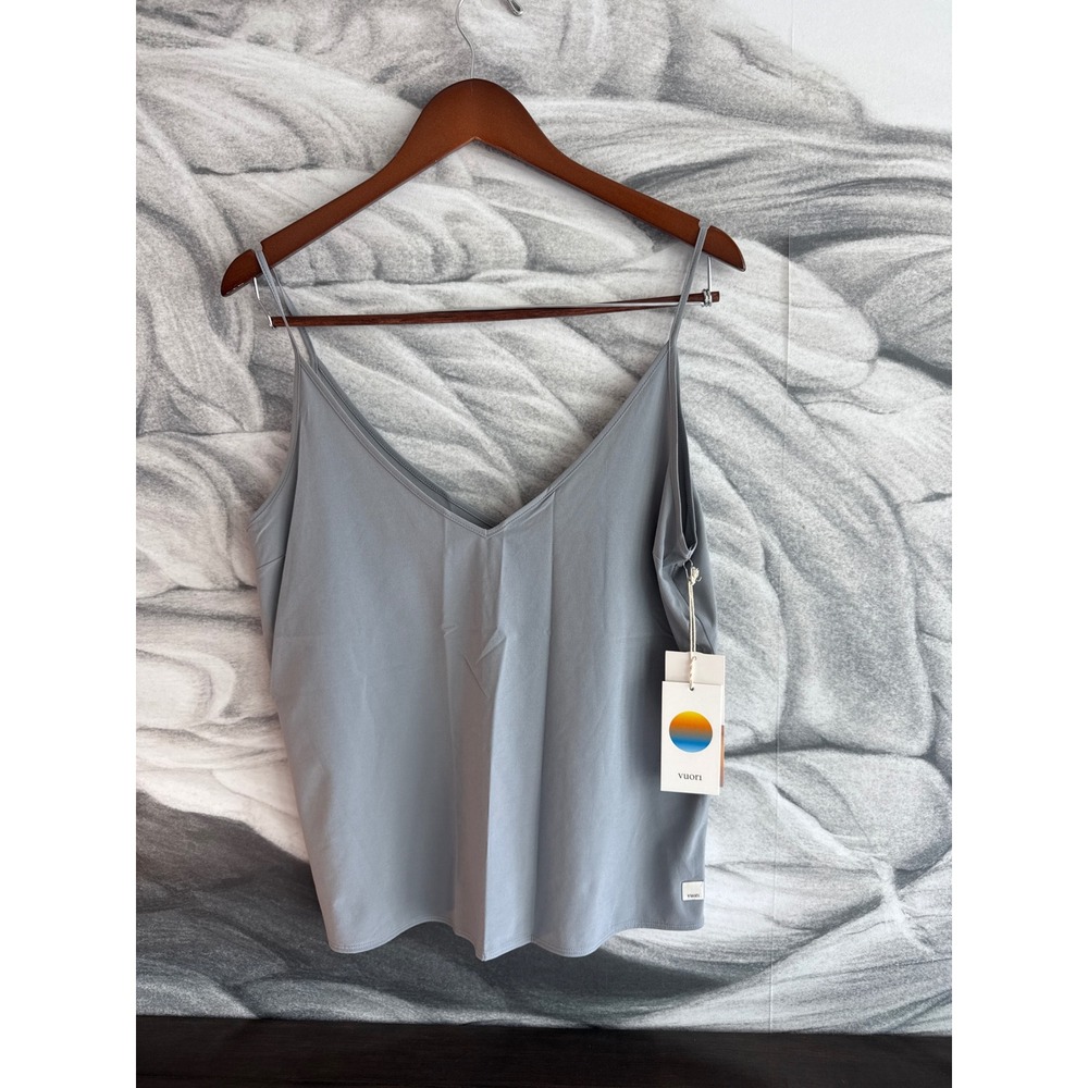 Vuori Light Gray V-Neck Camisole